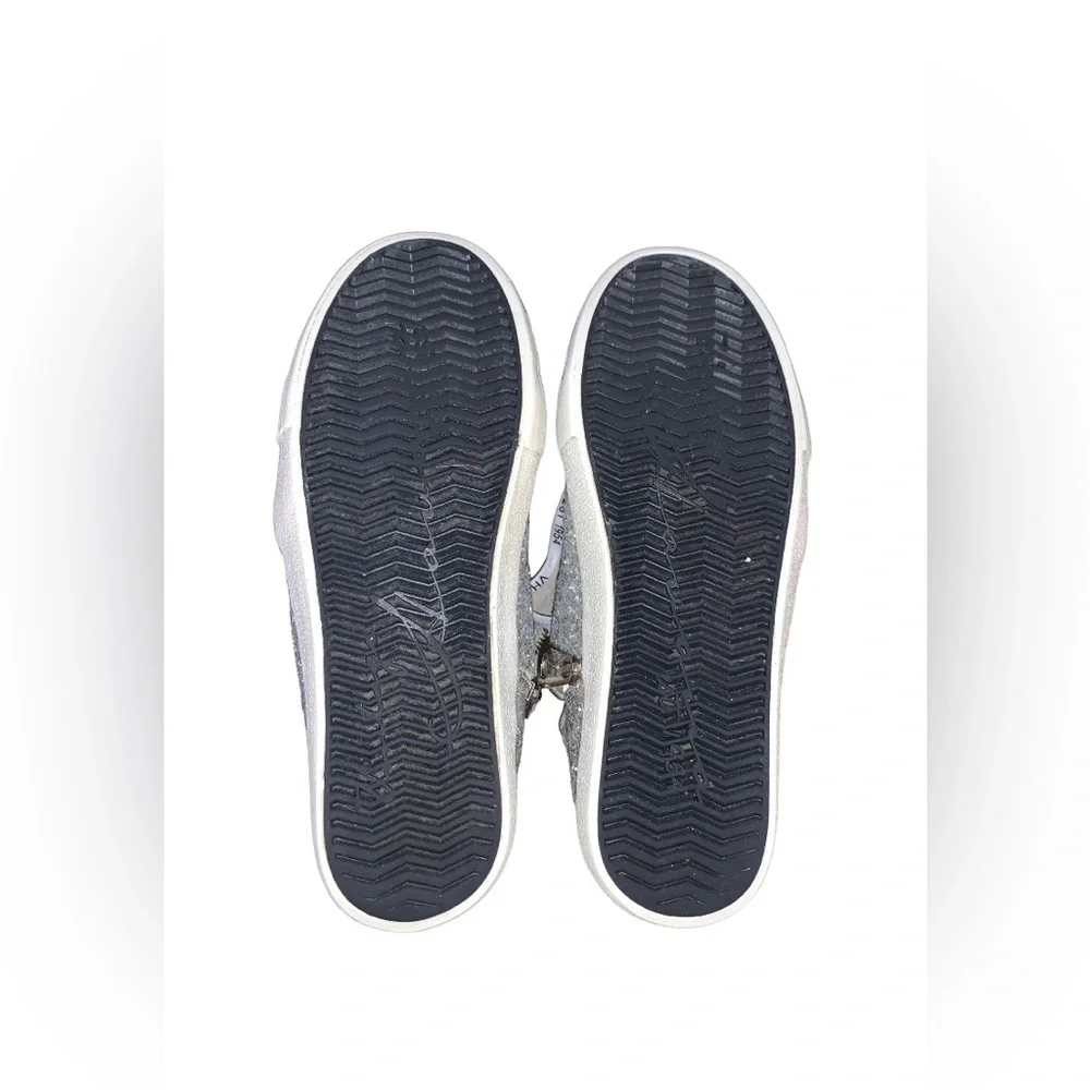 Vintage Havana Edith hi top silver glitter sneakers women’s shoes size 8 - Picture 12 of 13